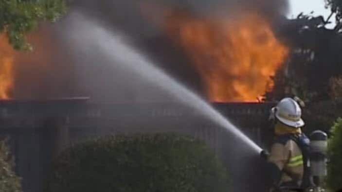 Khairy Khalaf's home in flames