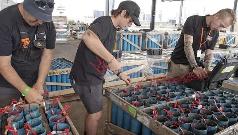 New Year's Eve fireworks