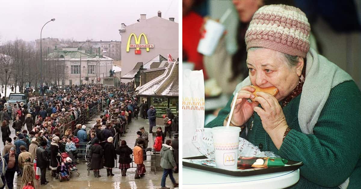 The First McDonald’s In Moscow Opened In 1990