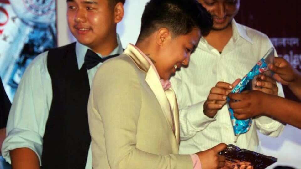 Nattu Shah in her first album launch.