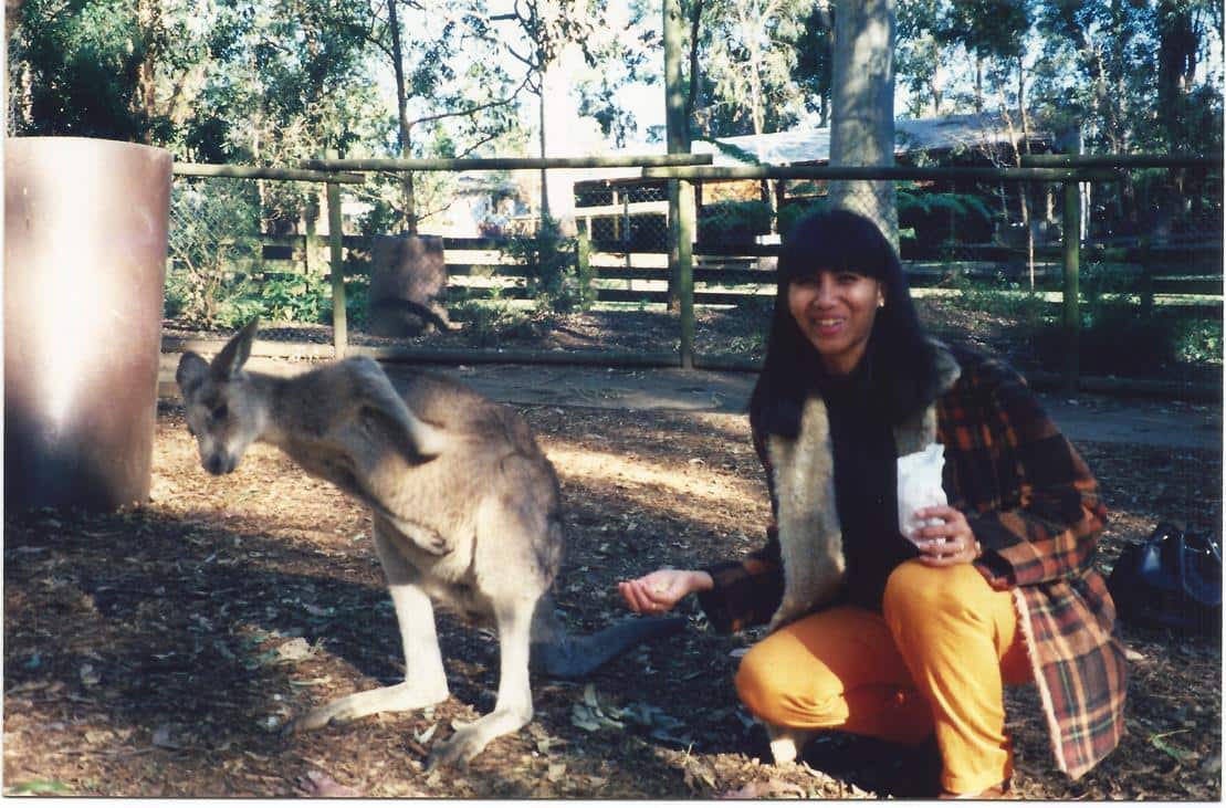 Wendy, recently arrived in Australia