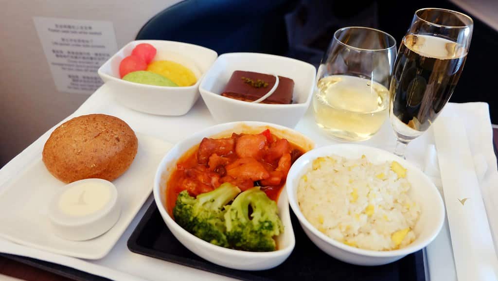 in flight meal
