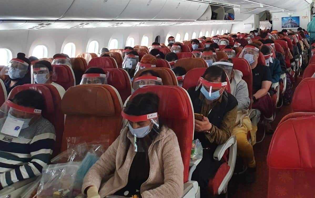 Repatriation flights