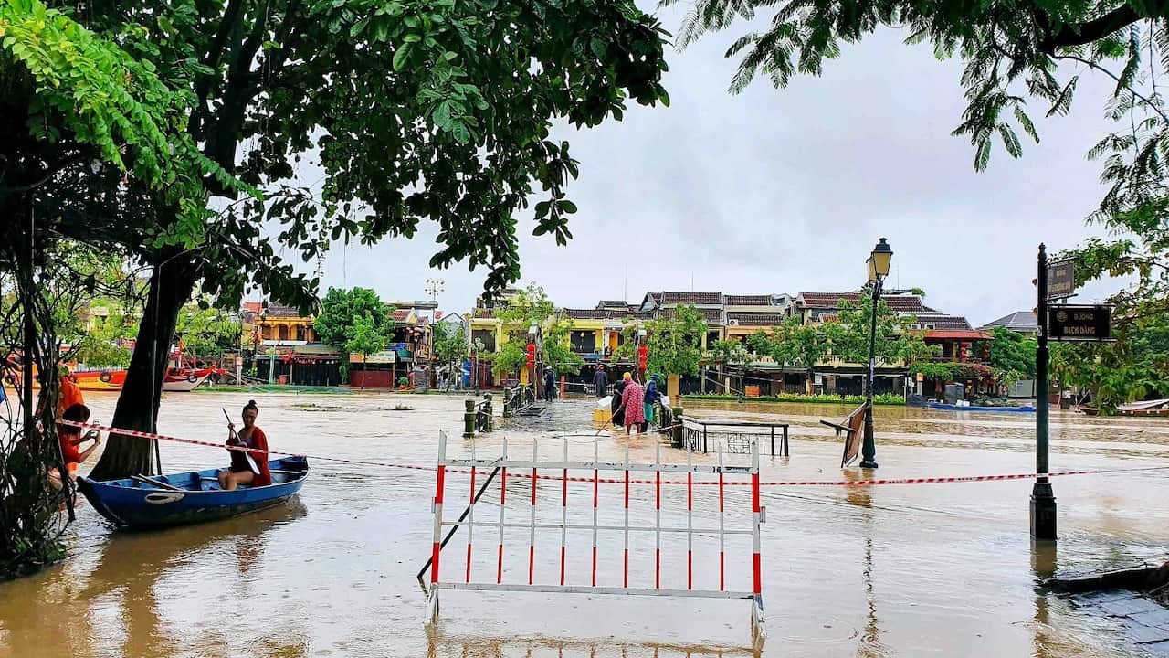 Flooding in the old city of Hoi An