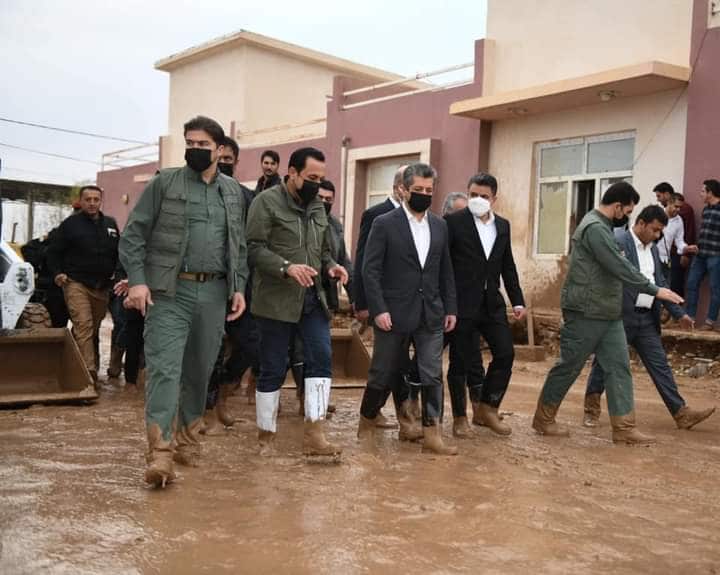 Flood impacted area in KR