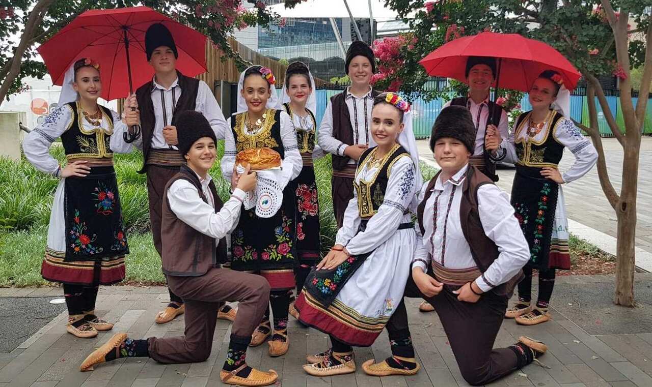 Folkloric ensemble Krajina Perth at the Serbian Festival in Sydney