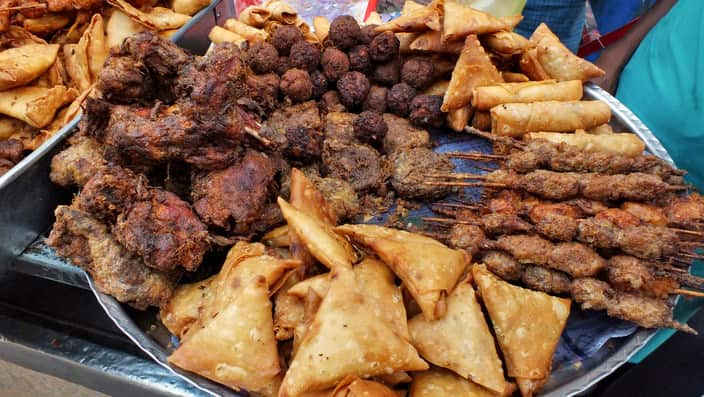 Drinks, foods and snacks from the fast food chains