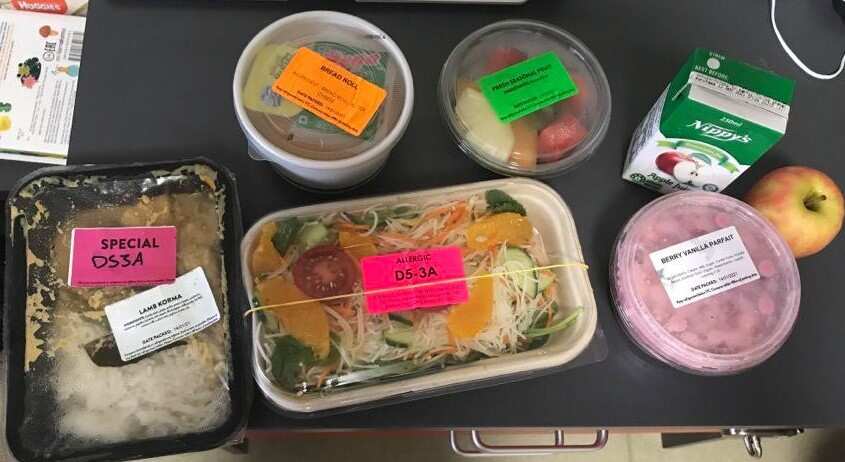 Food in the quarantine hotel in Darwin