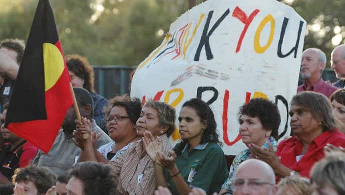 Indigenous rally