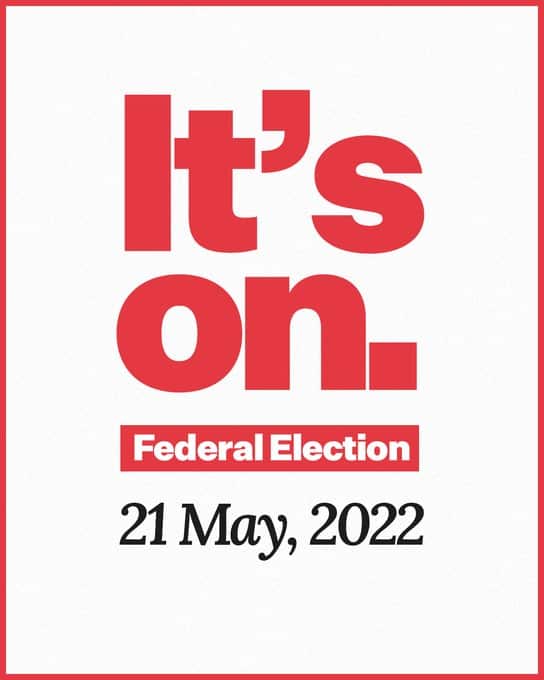 It's on Federal election