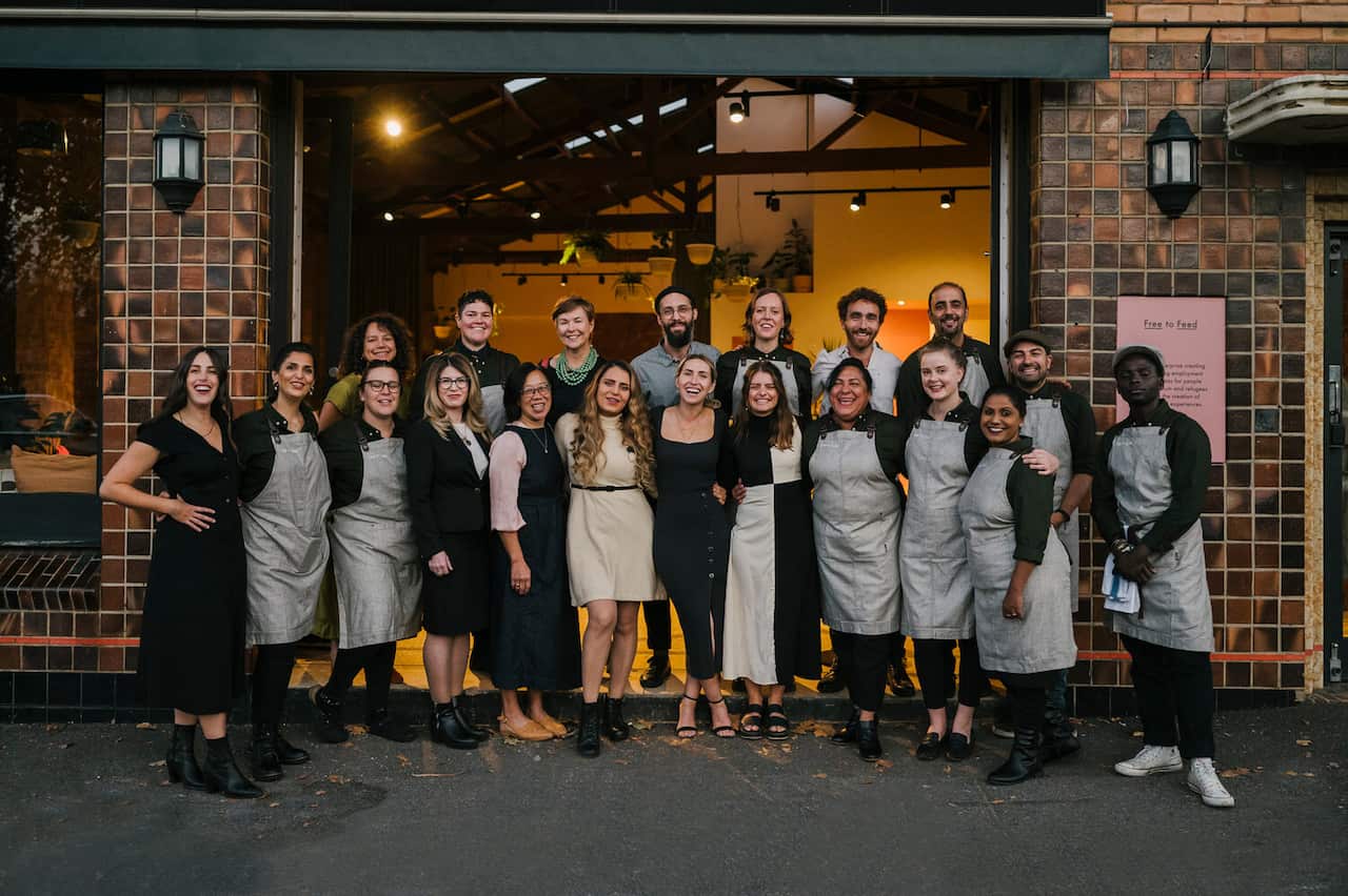 Free to Feed team with Verena Puello Leal, colombian cook.