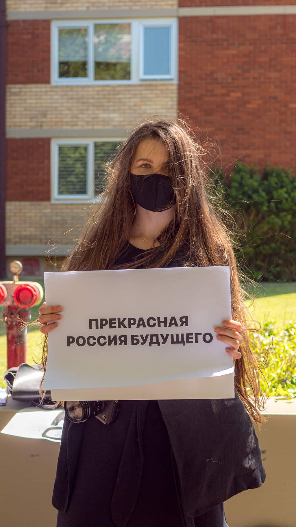 Protest against Navalny's detention in Sydney, 23.01.21