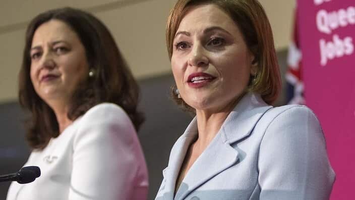 昆州财政部长Jackie Trad宣布2019-2020财年有财政盈余,但也有大量债务。