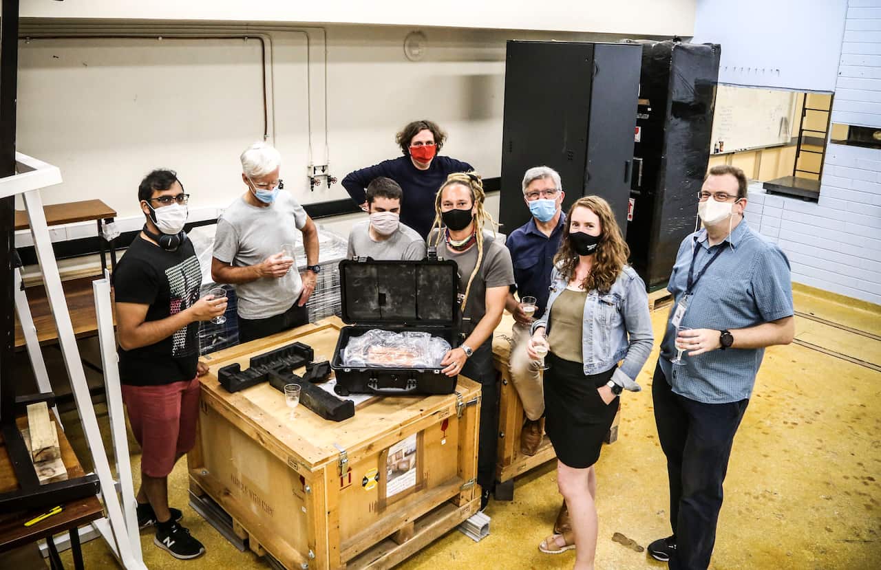 L'arrivo di XBOX-3 alla University of Melbourne