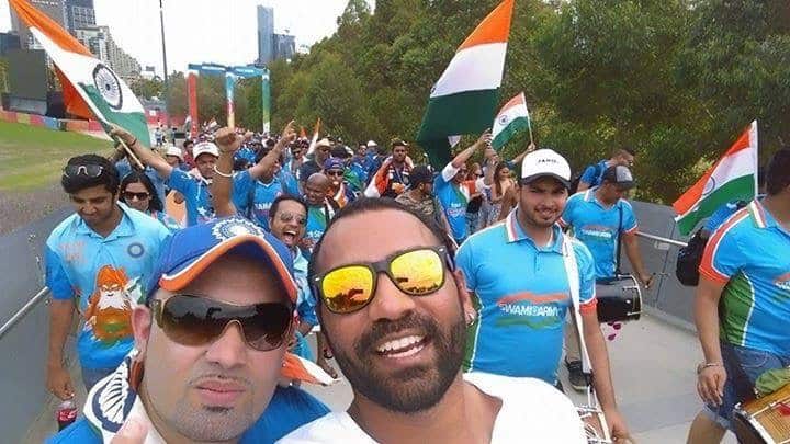 Indian Australian Cricket supporter march  