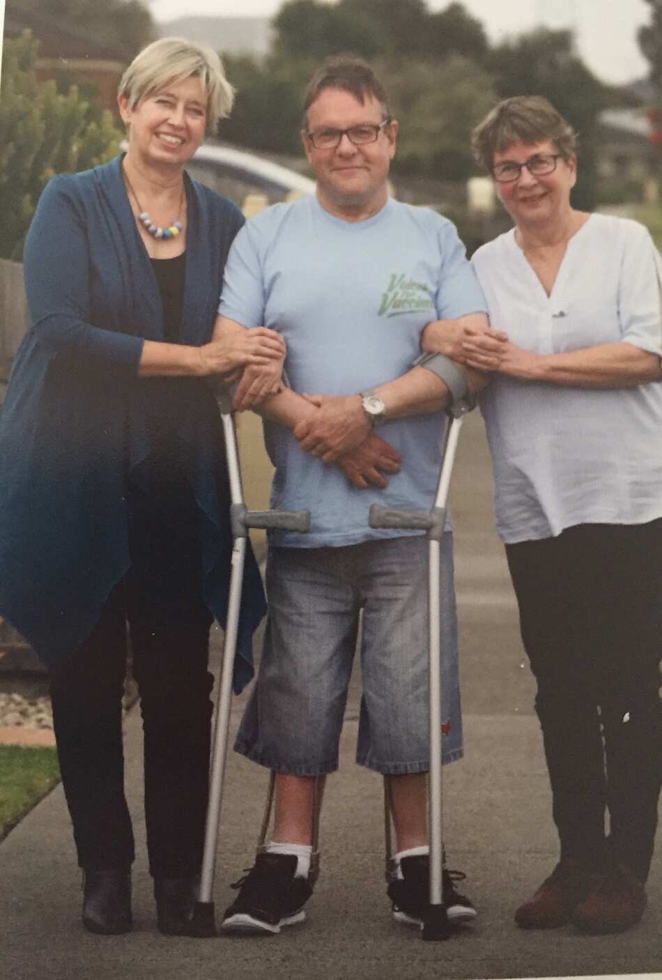Jennifer, Jan and Gary from the Geelong Polio Support Group, heading to India on a personal crusade to rid the world of polio