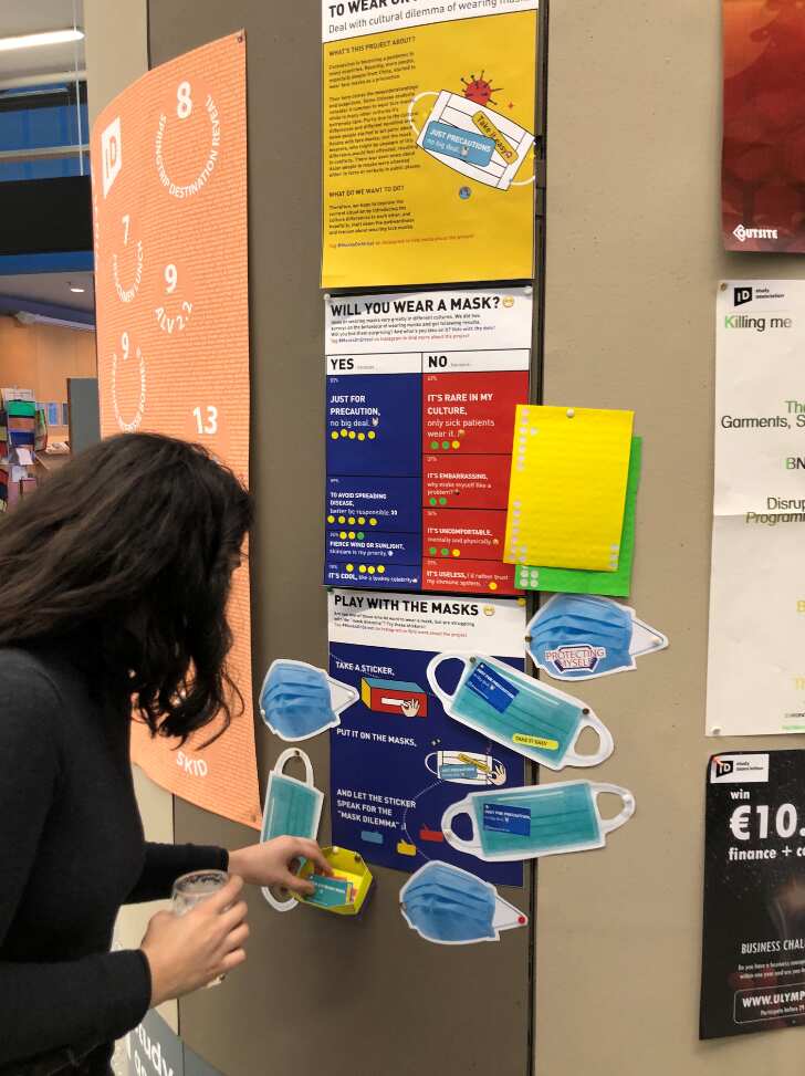 荷兰代尔夫特理工大学中国留学生发起的一场口罩宣传活动传至澳洲。