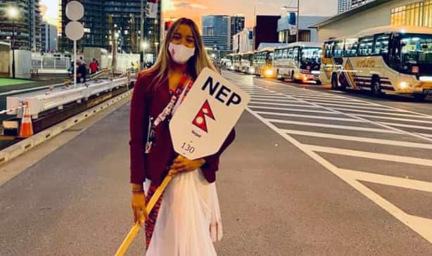 Gaurika Singh at the Tokyo Olympics 2020