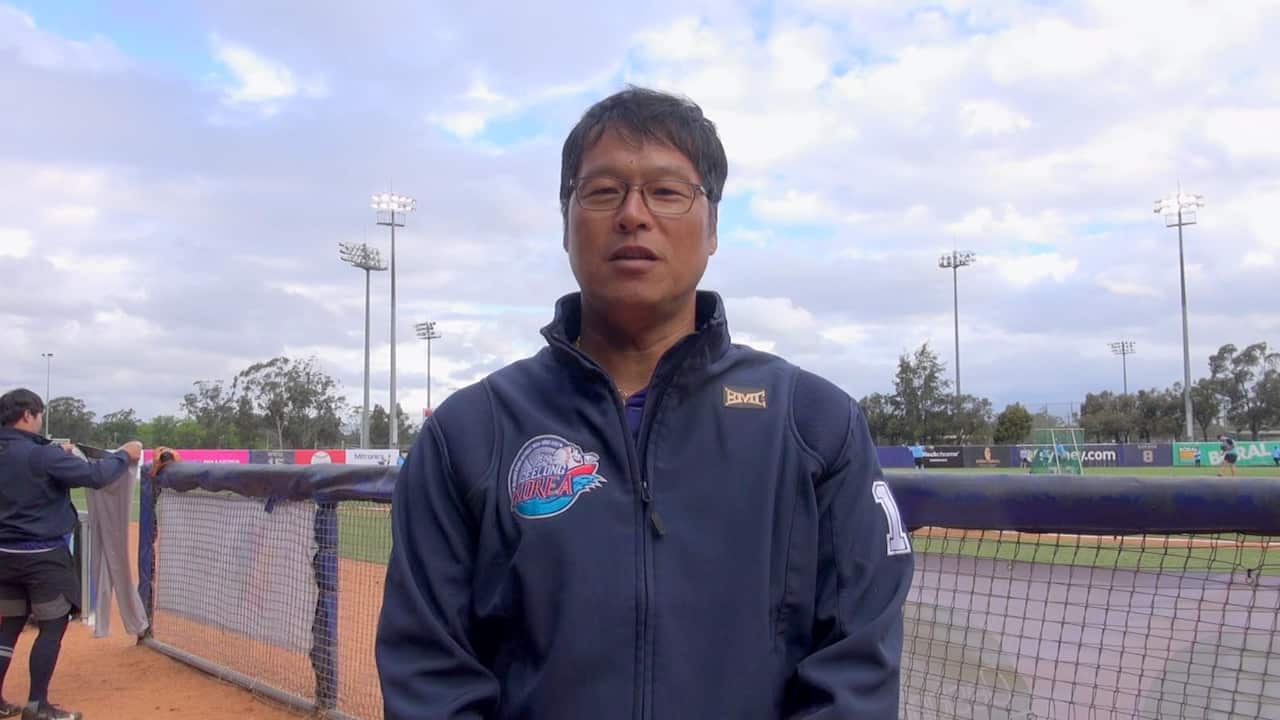 Geelong Korea's manager Dae-Sung Koo
