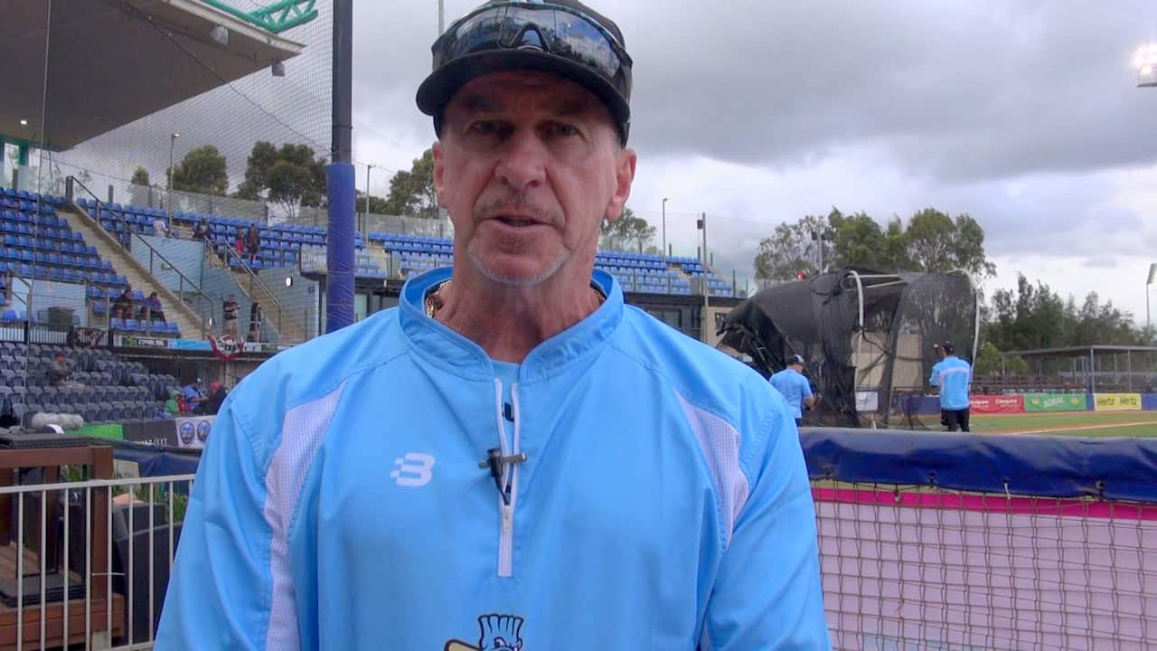 Sydney Blue Sox's manager Tony Harris