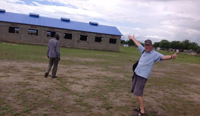 68yrs old Australian volunteer George Hendry a volunteer