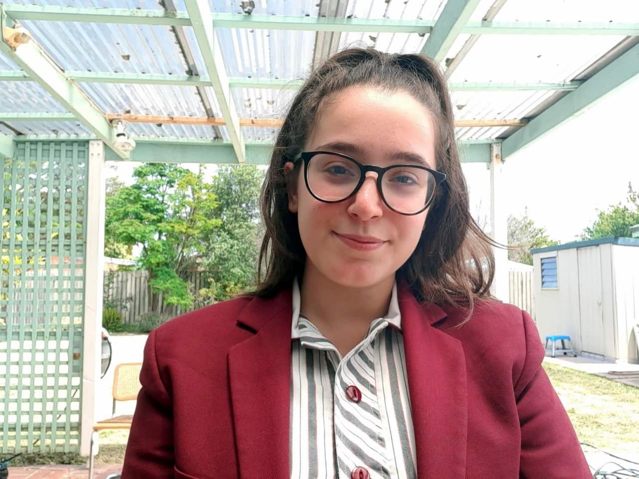 Greek language student Georgia-Anastasia Vlachou.