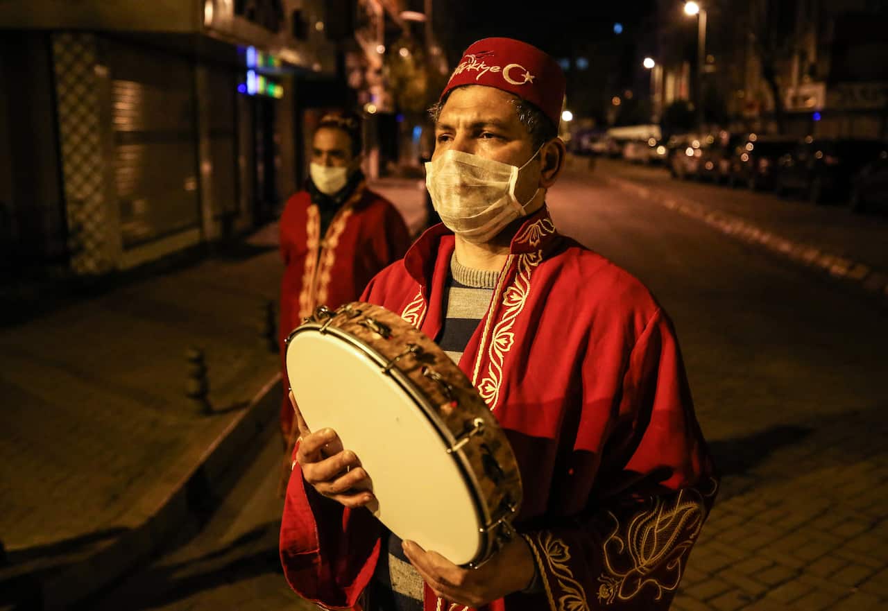 Ramadan drummers in Istanbul