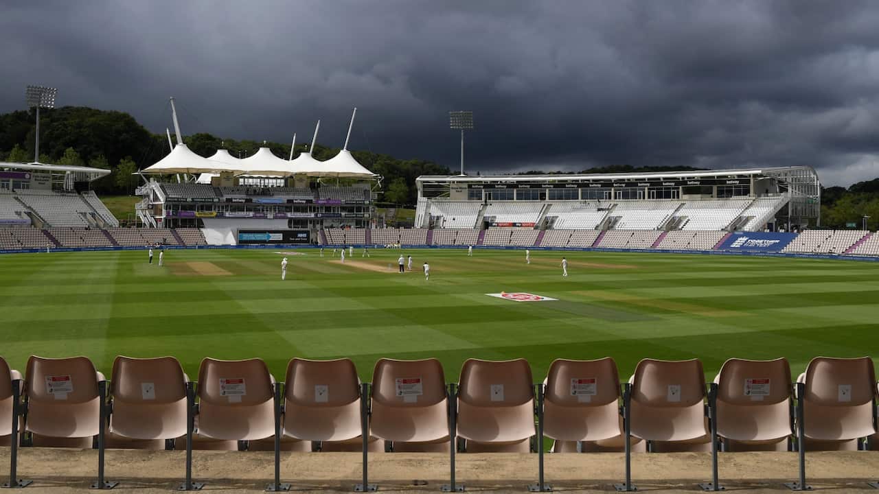 A file photo of The Ageas Bowl, where rain is expected to disrupt play during the Test match. 