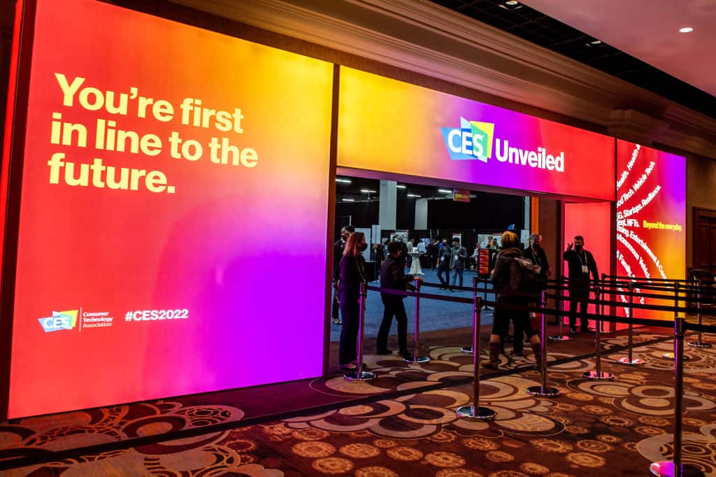 Technology fair CES in Las Vegas