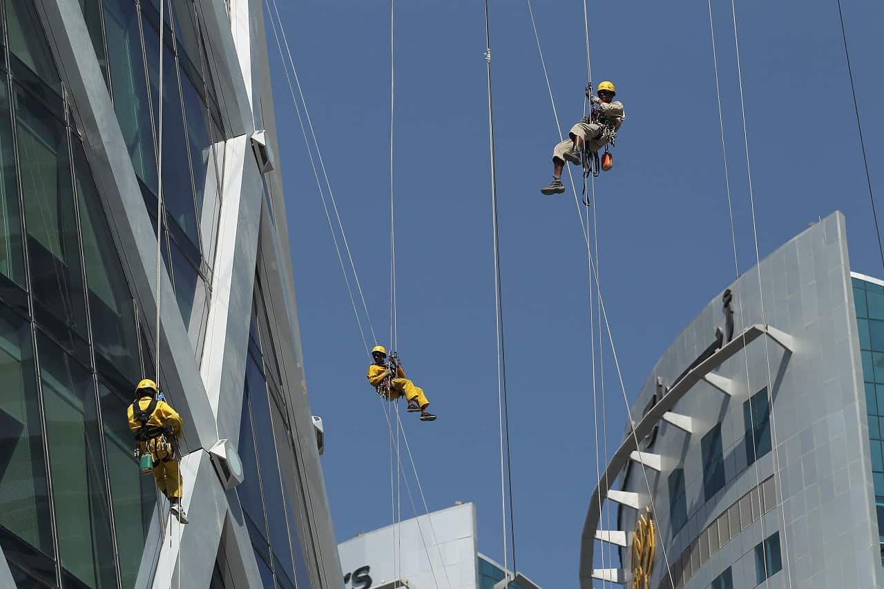The Nepalese Window Washers Of Doha