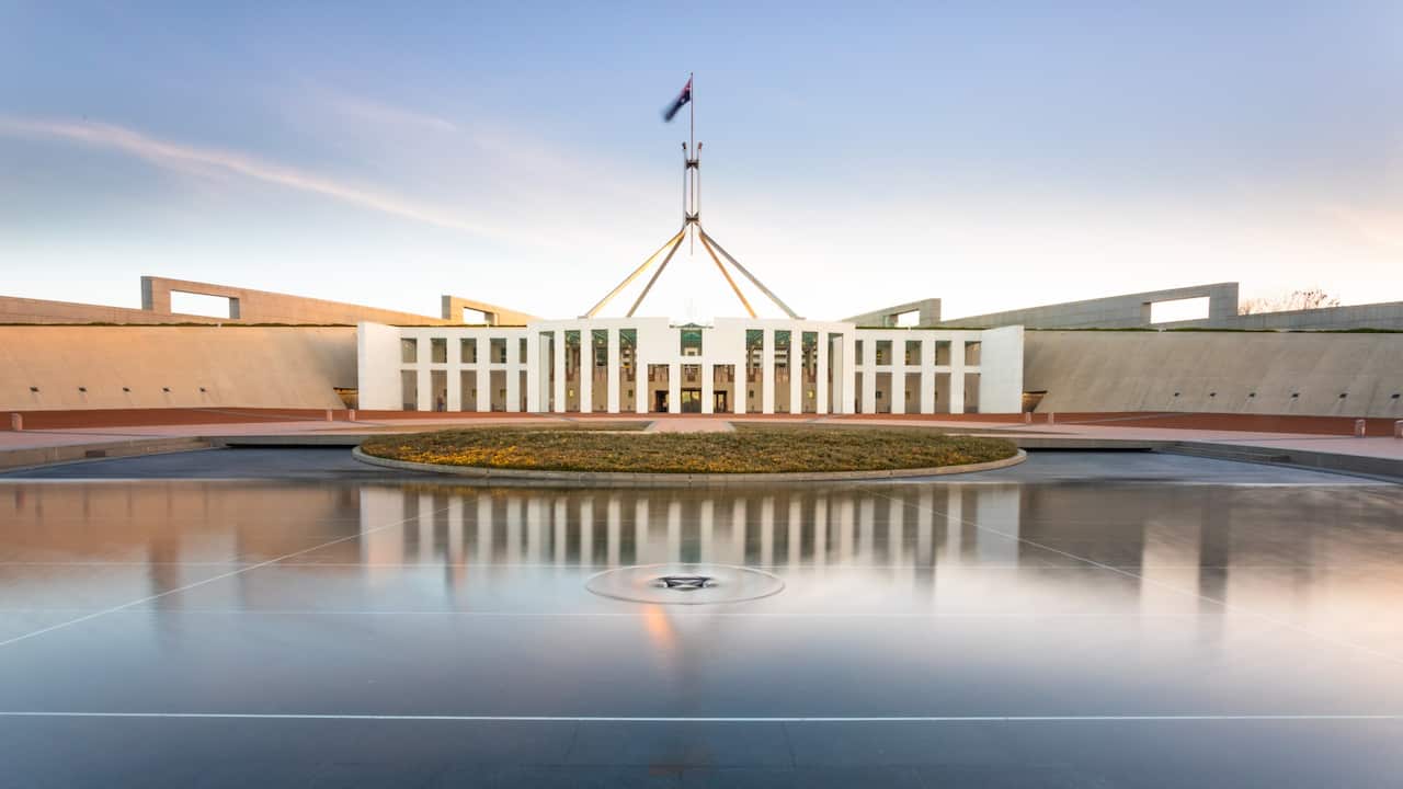 Parliament House in Canberra