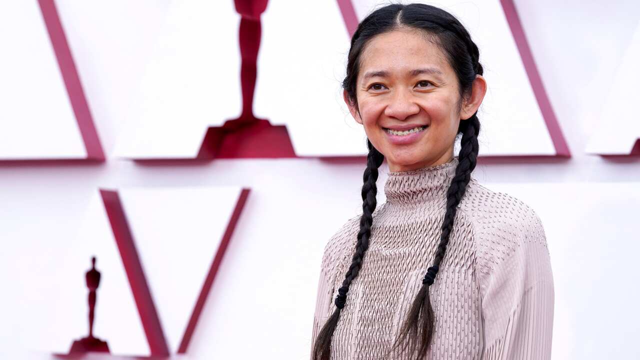Chloe Zhao attends the 93rd Annual Academy Awards