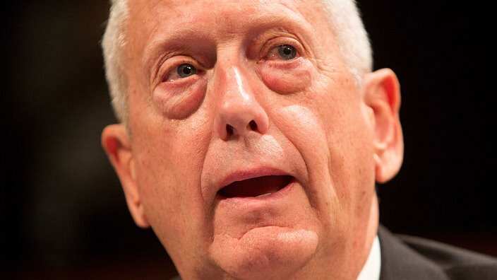 US Defense Minister James "Jim" Mattis