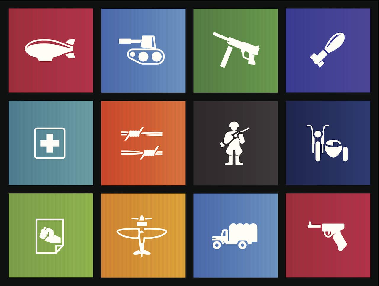 Metro Icons - World War