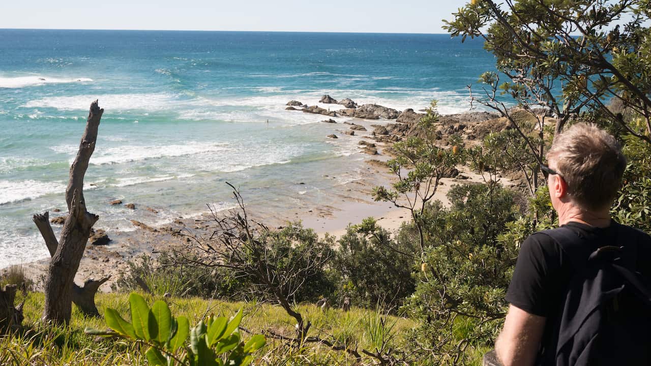 A view from the walk Byron Bay to the Cape Byron Lighthouse