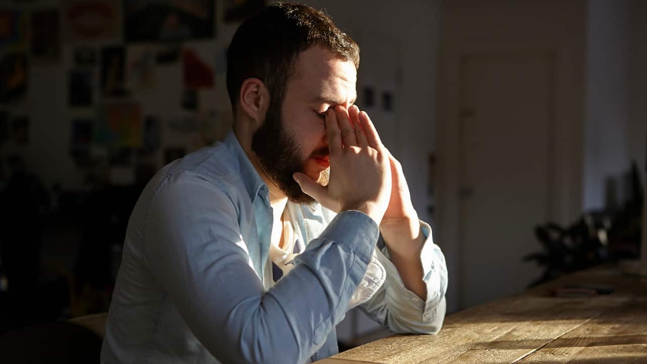 mental health, young man, anxiety