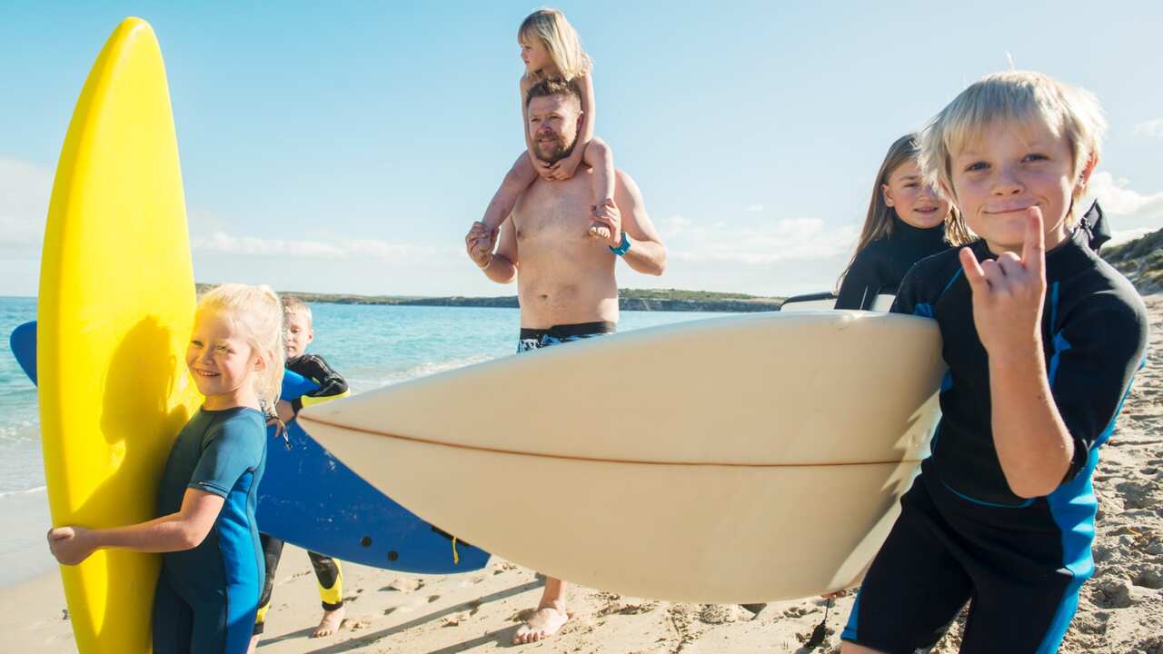 Surfing Family