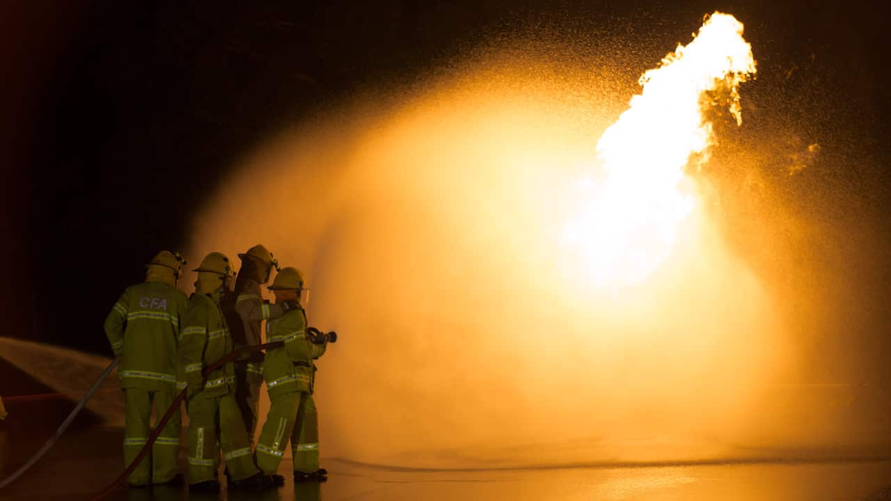 CFA training exercise firefighters