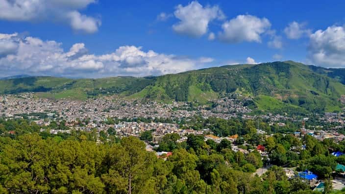 A morning view of Abbottabad.