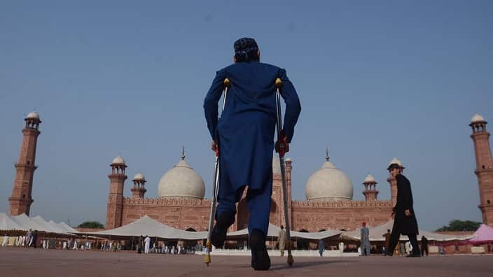 Pakistan has 3.3 million people with disabilities.