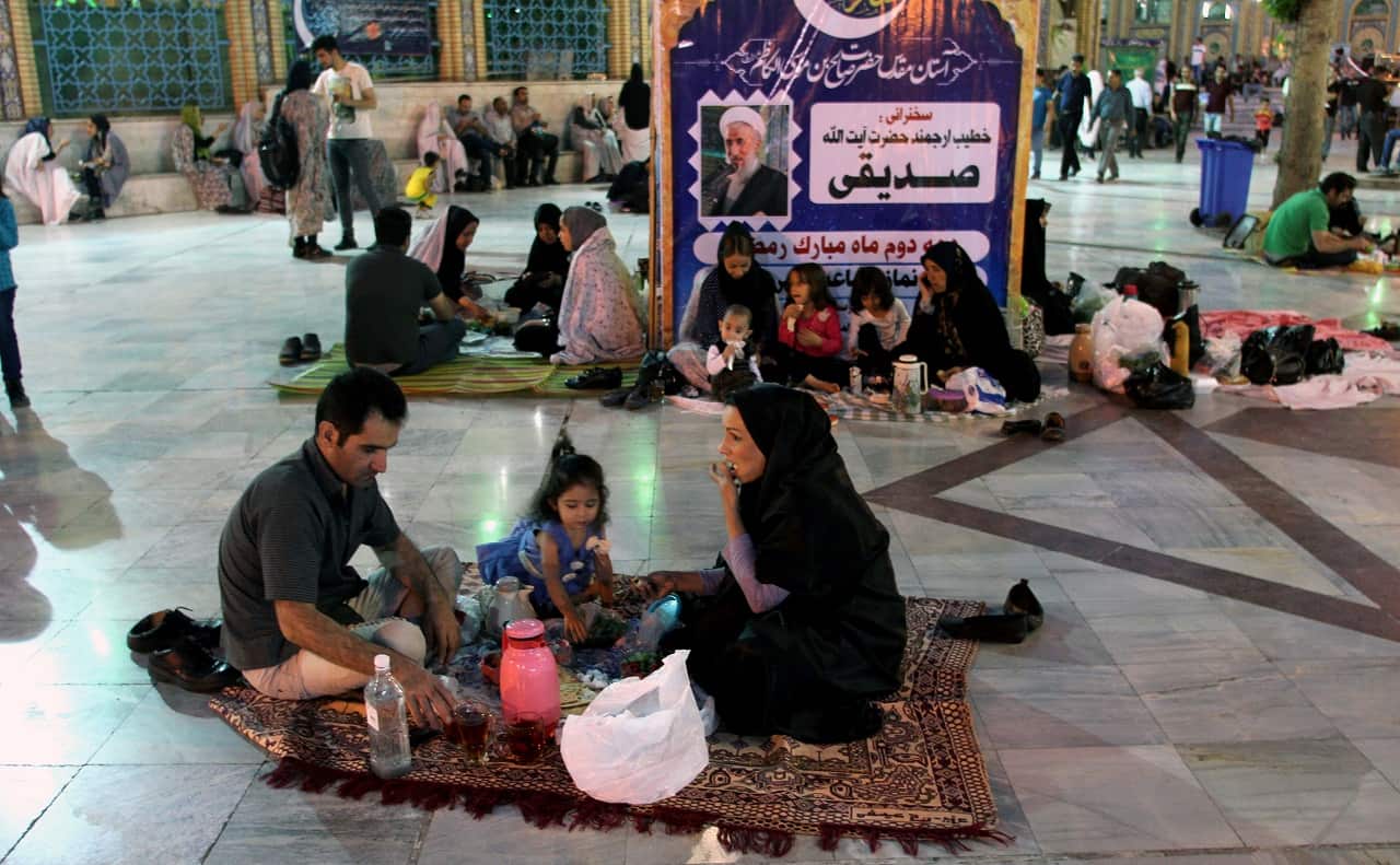 Iftar in Tehran, Iran.