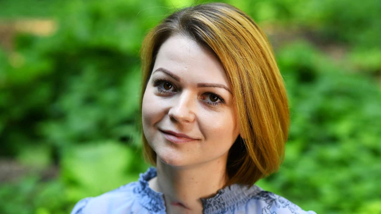 LONDON, ENGLAND - MAY 23: Yulia Skripal speaks to a journalist
