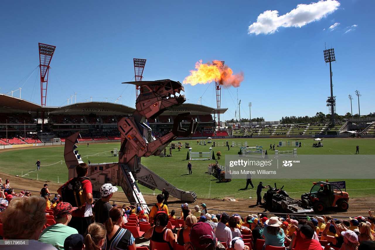 The main arena at the Sydney Royal Easter Show at the Sydney Showground in Sydney, Australia.