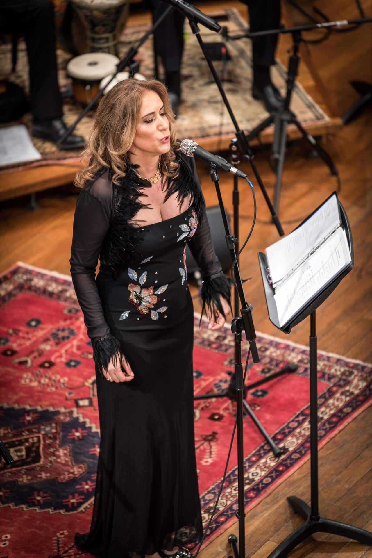 الفنانة ومديرة فرقة الاندلس العربية غادة ضاهر علماوي