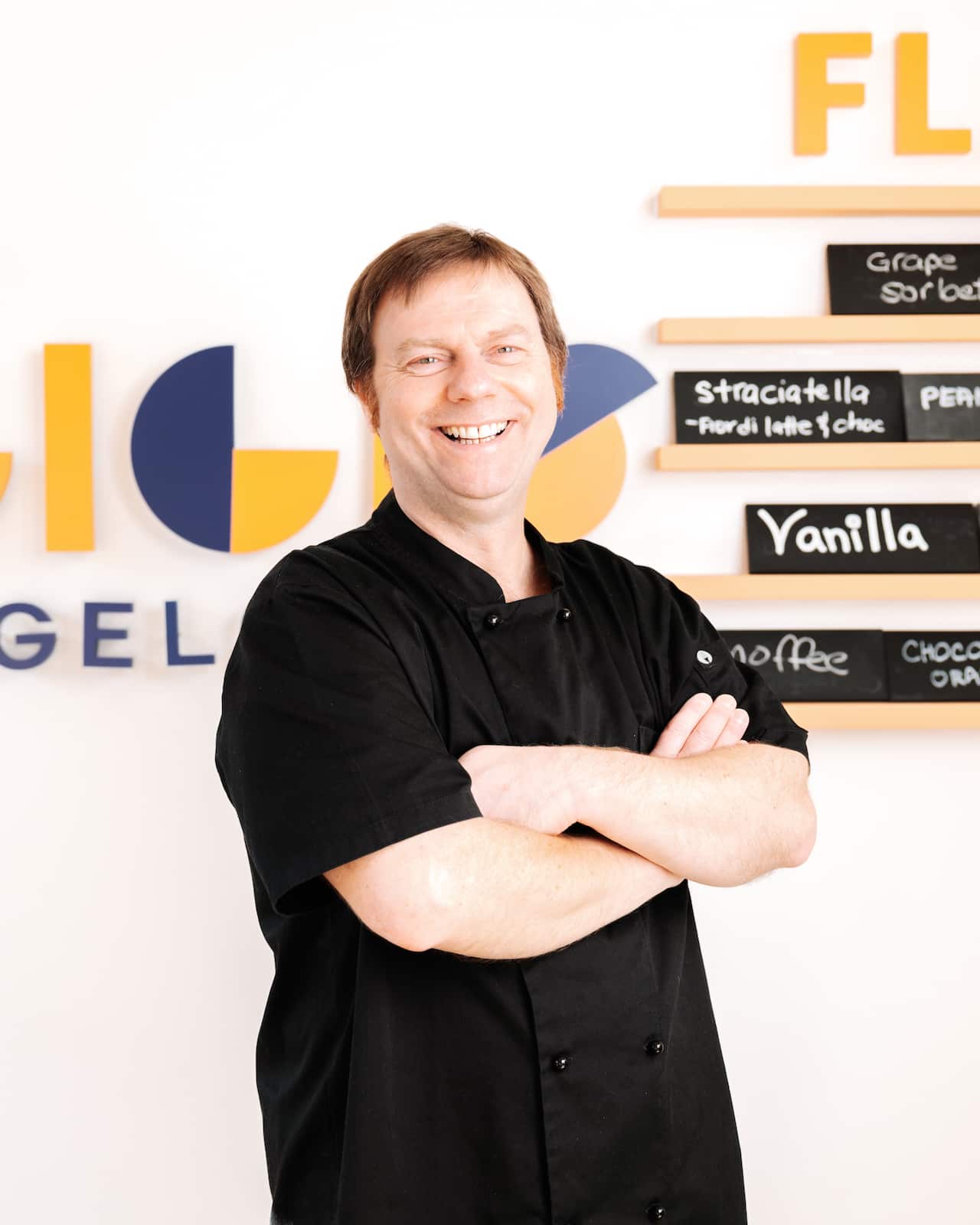 Gigi Pozzoli at Gigi's Gelato.