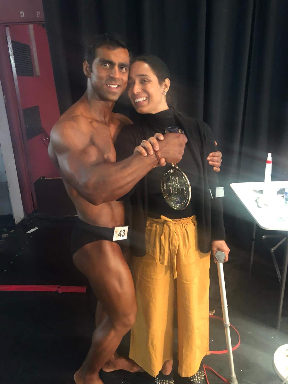 Girish Nagpal Won Gold Medal in WFF Bodybuilding Championship