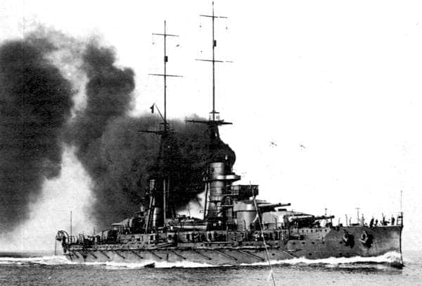 Gulio Cesare shortly after completion, 1914