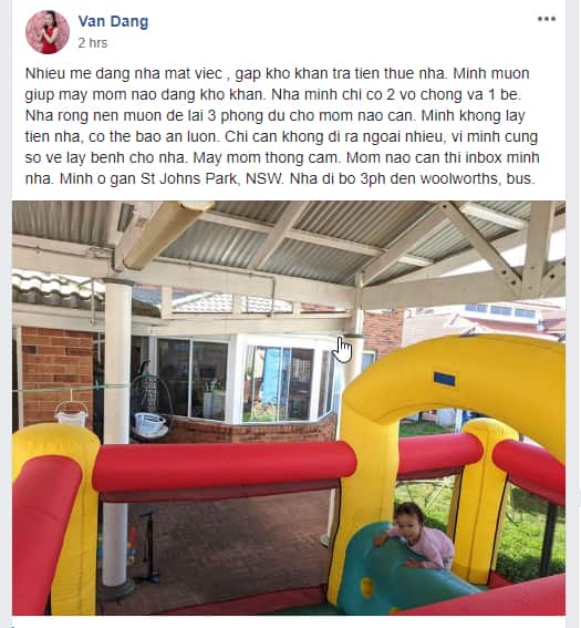 Một người mẹ Việt sống tại Sydney rộng lòng đón những người mẹ vô gia cư khác, nhận được sự cảm kích từ cộng đồng.