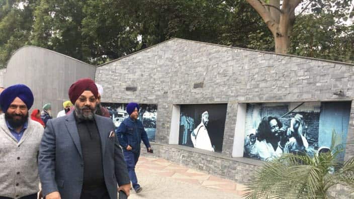 Wall of Truth memorial in New Delhi