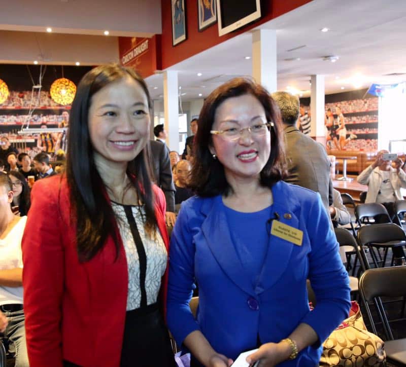 Gladys Liu and Jennifer Yang